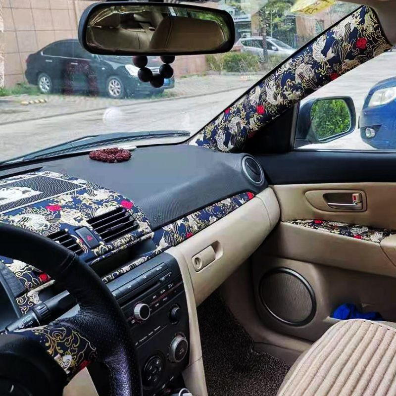 Auto Self-adhesive Adhesive Backed Embroidery, China-Chic Car Stickers, Interior Decoration Modification, Jdm Style, Abc_autovado.com