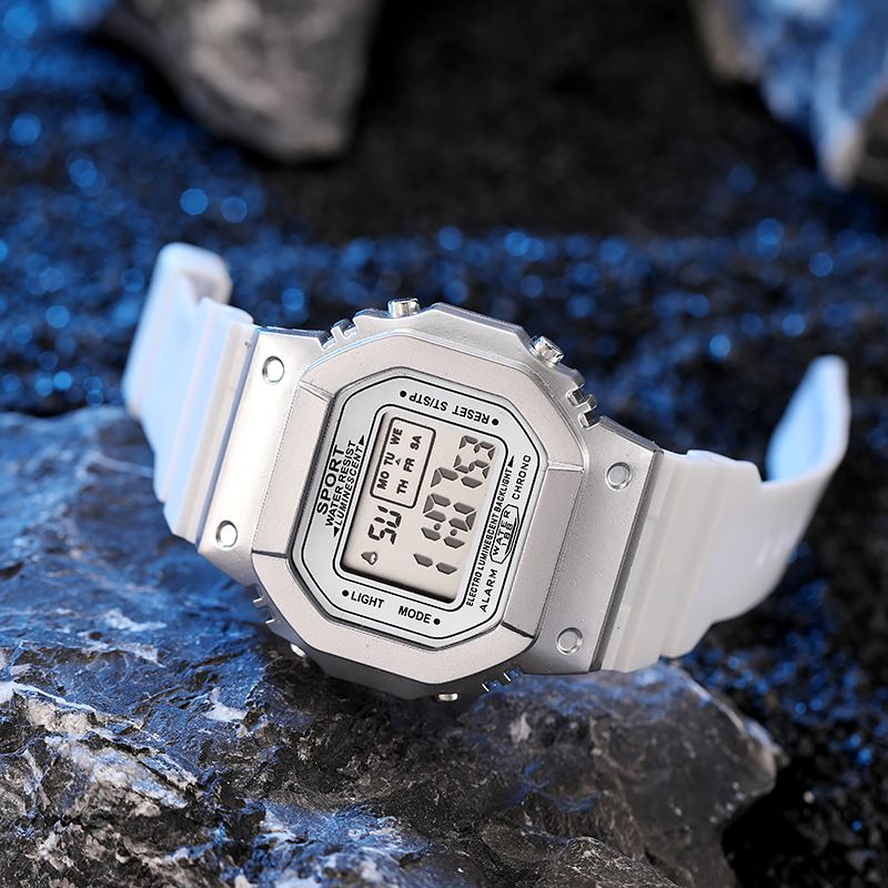 Unisex Unicorn Couple Square Electronic Watch Student Watch Women's Simple Luminous Waterproof Sports Men's Fashion Watch_autovado.com