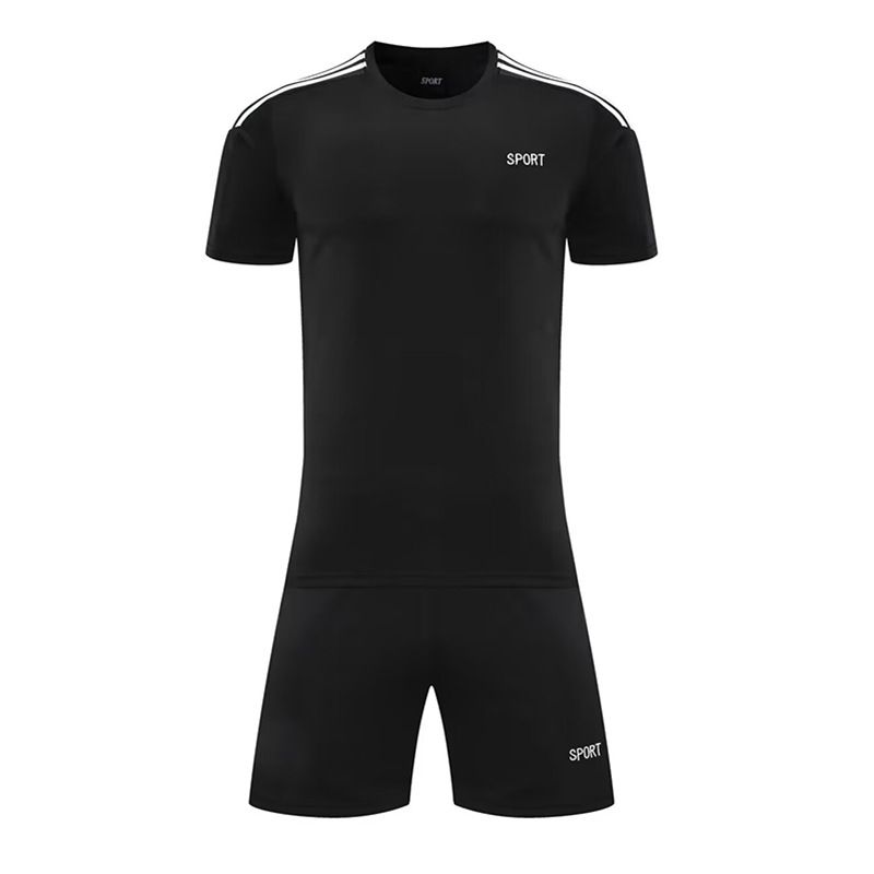 Men's Clothing training suit short-sleeved student sports football clothes printed summer new football suit suit men_autovado.com