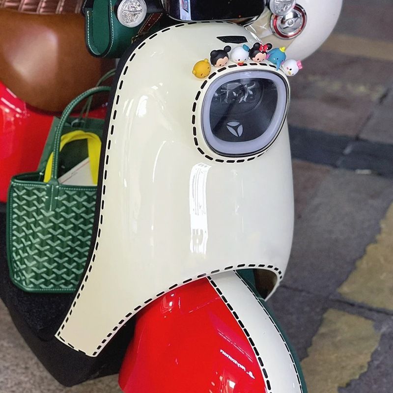 Dotted Line Reflective Vehicle Sticker Motorcycle Helmet Decoration Electric Bike Small Accessories Car Scratch Cover_autovado.com