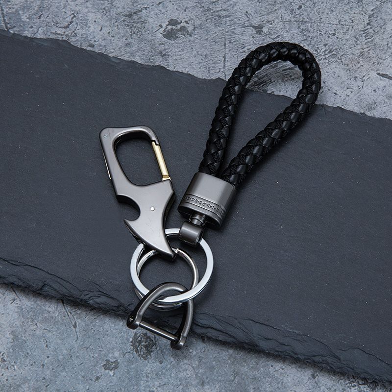 Car Key Chain Pendant Men's High Grade Rope Key Chain Braided Rope Anti Lost Motorcycle Key Chain Pendant_autovado.com