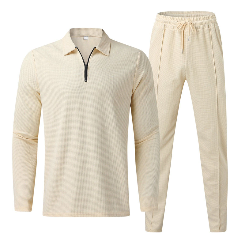 Men's Clothing Casual Men Fashion Men's POLO Shirt Suit Trendy Casual Sports Suit_autovado.com