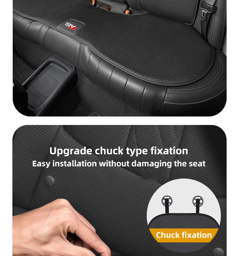 Breathable Ice Silk Car Front/Rear Cover For AUDI A1 A3 A4 A5 A6 A7 A8 Q3 Q7 Q8 TT Non-slip Auto Seat Protector Cushion_autovado.com