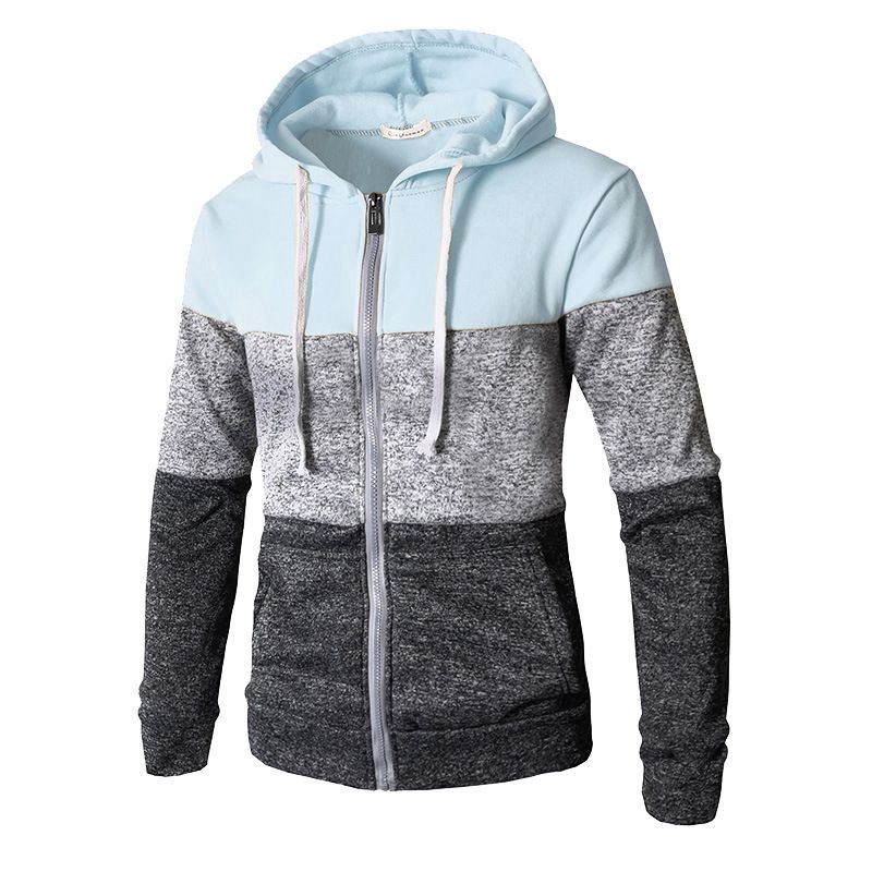 Men's Clothing Autumn and Winter New Men's Cardigan Colorblock Sweater NY003_autovado.com