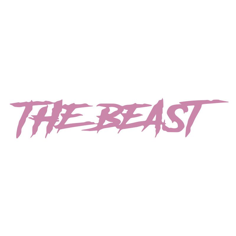 THE BEAST Beast Personalized Creative Trendy English Car Sticker Decoration_autovado.com