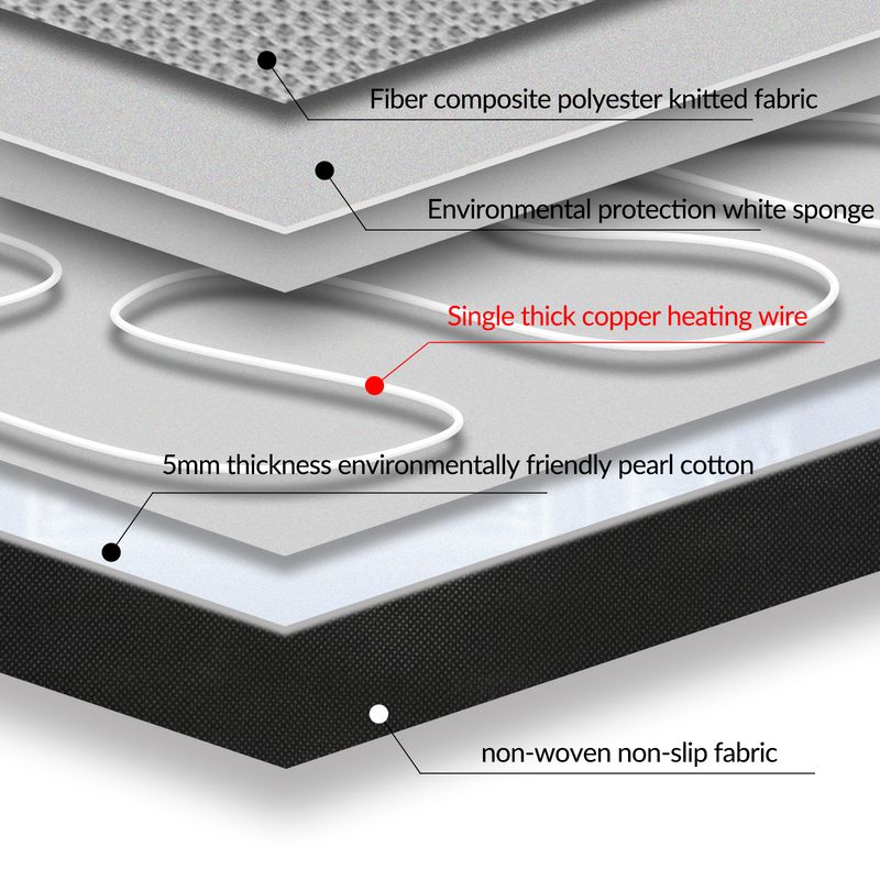 Car 2nd Row Heated Rear Seat Cover Cushion Warmer Pad 12V 24V Universal Winter Warming Heater Protector Accessories_autovado.com