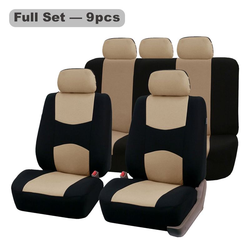 explosions polyester mesh car seat cover hot-selling universal suitable for five-seat models_autovado.com