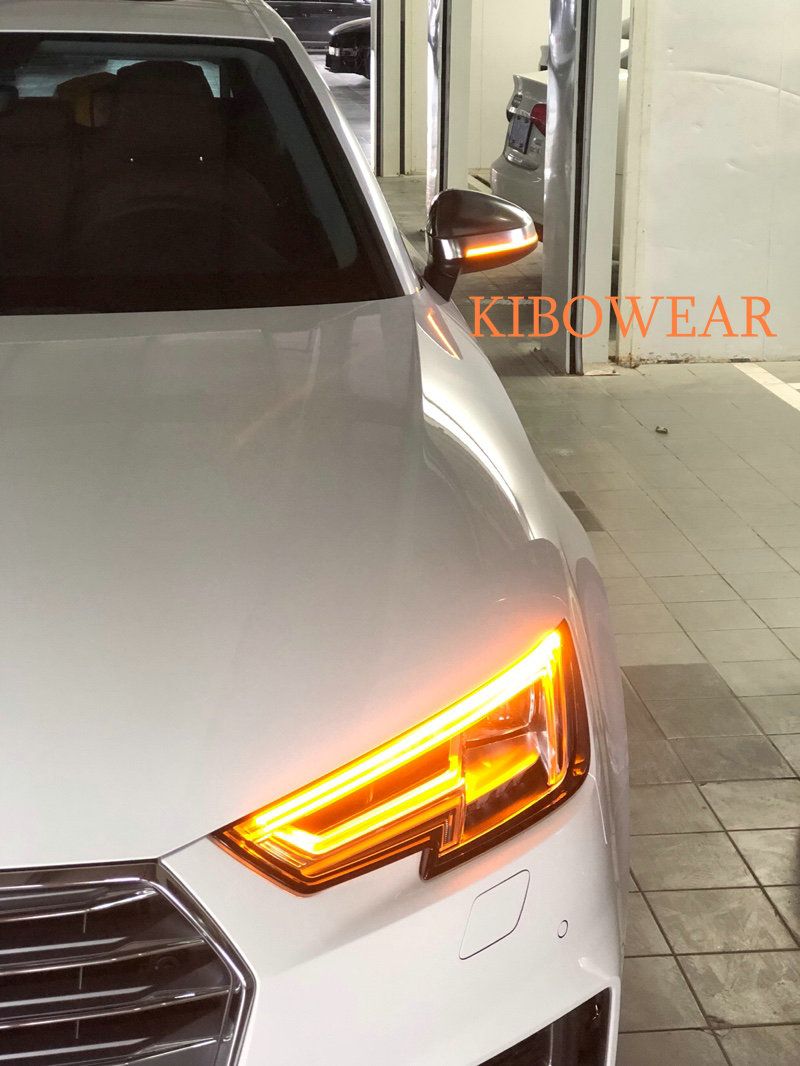 2pcs Dynamic Blinker LED Turn Signal for A4 A5 B9 S4 S5 RS5 2017 2018 2019 2020 2021 Side Mirror Lights indicator flasher_autovado.com