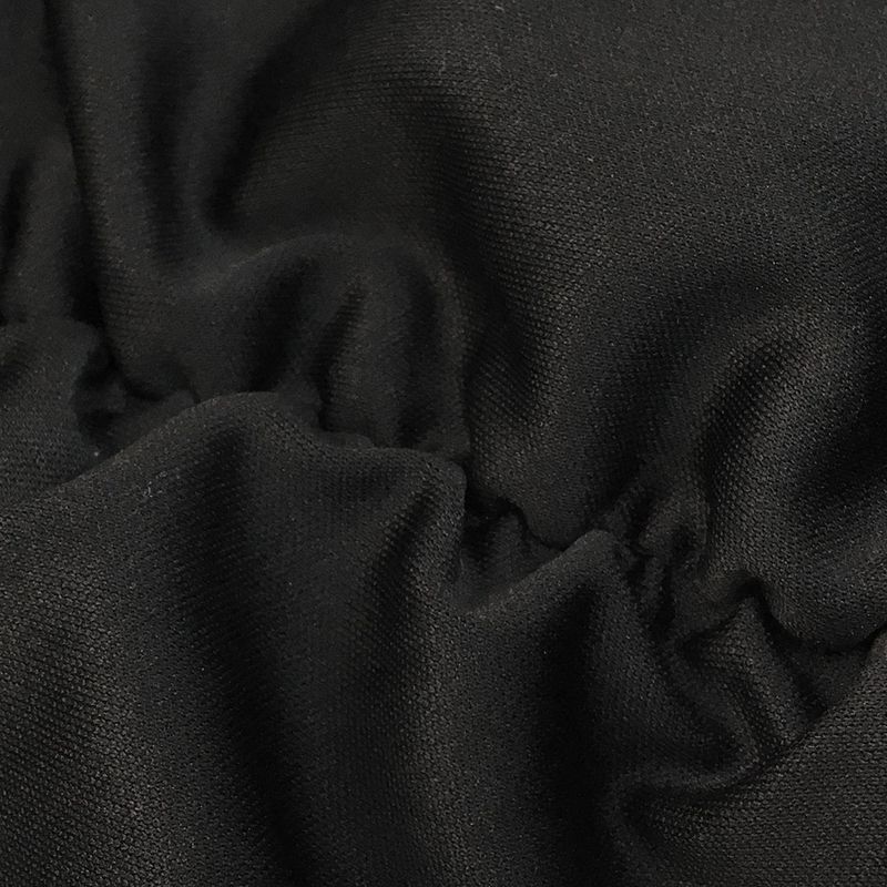 Women's Clothing fashion casual solid color long-sleeved pleated V-neck dress for women_autovado.com