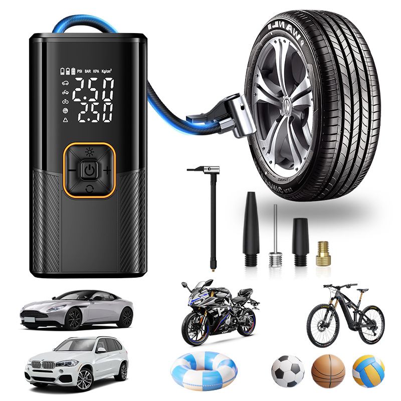 Wireless Portable Pump Electric Tire Car High Pressure Air Treasure_autovado.com