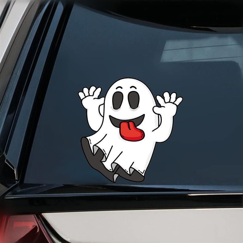 car body Halloween stickers ghost witch car personality creative decoration car stickers motorcycle stickers_autovado.com