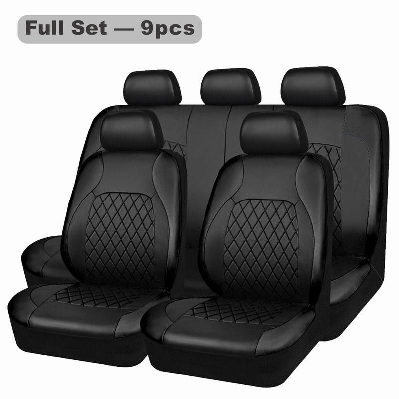Explosive PU leather car seat 9-piece set four seasons universal_autovado.com