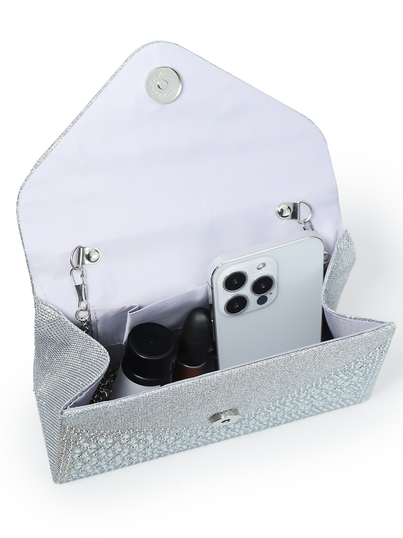 rhinestone new evening bag large capacity handbag women's wedding bridesmaid bag KTV princess dress bag_autovado.com