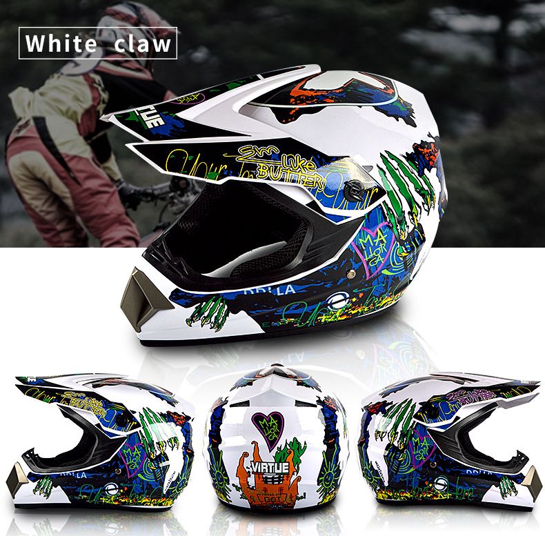 Electric beach Cross country helmet Mountain downhill cool full helmet kids teen kart helmet_autovado.com