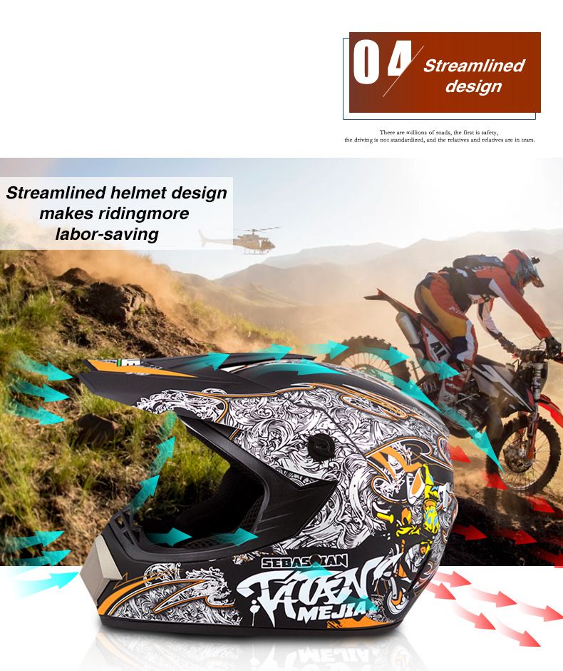 Electric beach Cross country helmet Mountain downhill cool full helmet kids teen kart helmet_autovado.com