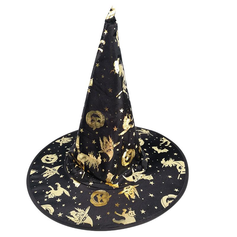 Unisex Halloween hat children adult masquerade dress up witch hat party supplies wizard hat witch hat_autovado.com