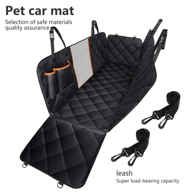 DPGKITS Washable Pet Mat Seat With Velcro For Truck 600D Oxford Cloth Car Accessories Capped Hammock Style Waterproof_autovado.com