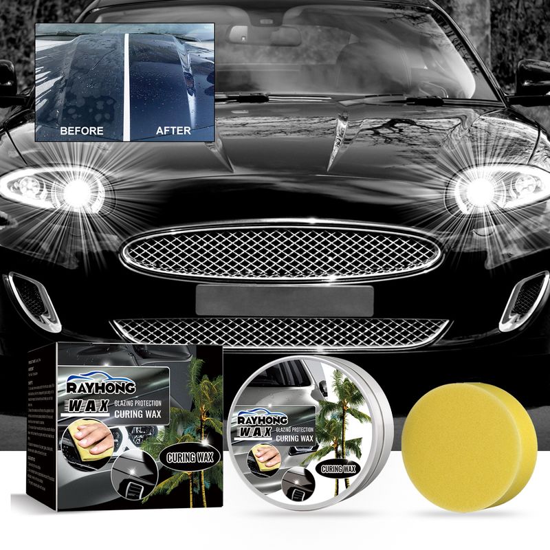 Rayhong Curing Wax, Car Paint Refurbished Dust And Light Protection Wax Car Paint Plated Crystal Seal Glaze Coating Wax_autovado.com