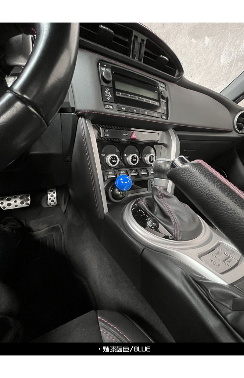 【】Liquid Cat X BOODHADA Full Metal Ball Lever Car One-Key Start Button Rocker Cover_autovado.com