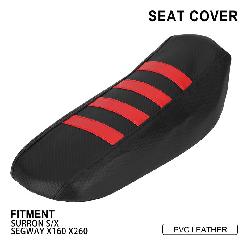 Motorcycle Seat Cover - Extra Wide & Thick Padding For X160/X260 Bikes - Non-Slip & Waterproof (Red/Blue/Black/Purple)_autovado.com