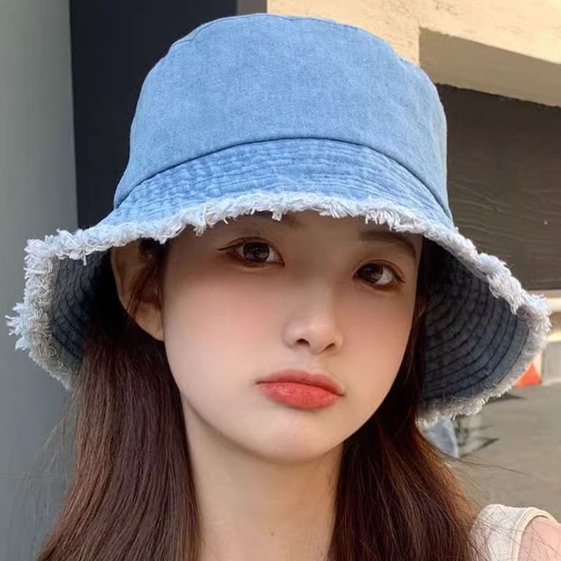 Hot Sale Cotton Bob Panama Summer Y2K Style Jeans Foldable Fishing Sun Travel Outdoor Bucket Hat Men Women_autovado.com