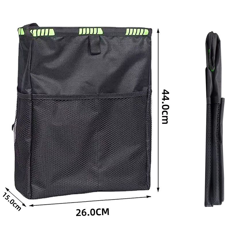 New car foldable trash can bag sticky car trash bag car interior products waterproof insulation bag_autovado.com