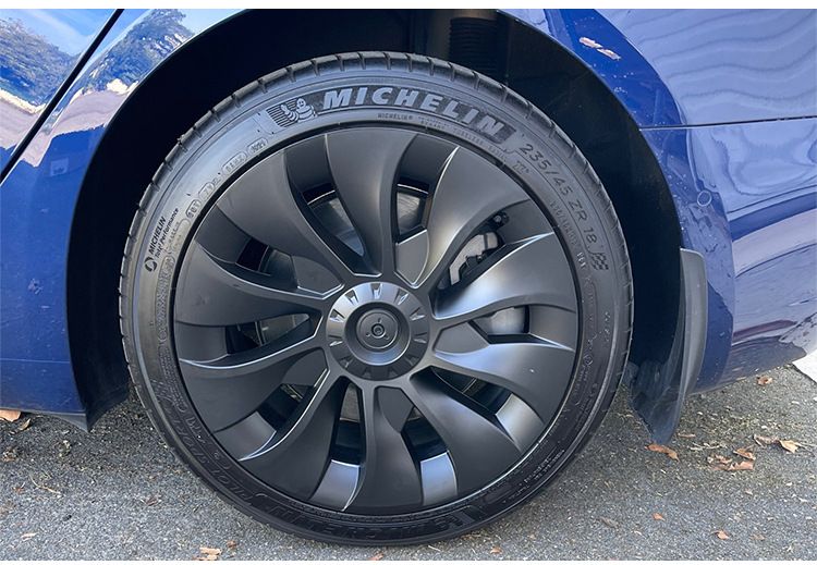 4-piece Set Of Suitable For Tesla Model 3 18inch Replacement Hub Caps 2018-2021_autovado.com