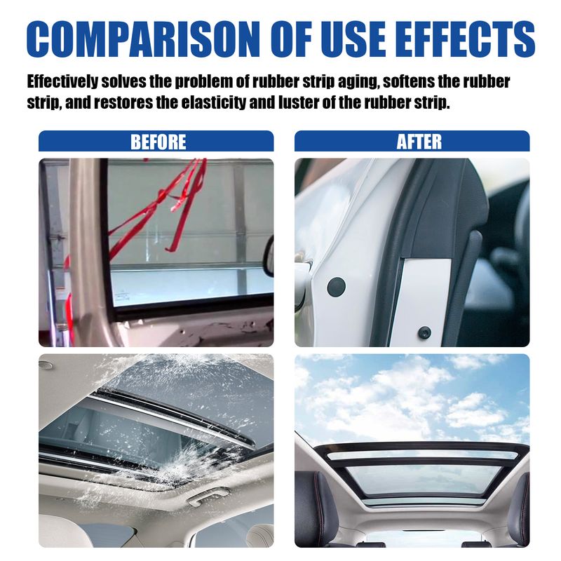 Homonth Rubber Protectant For Cars, Automotive Interior Rubber Turning New Brightening Cleaning Maintenance Protective Agent_autovado.com