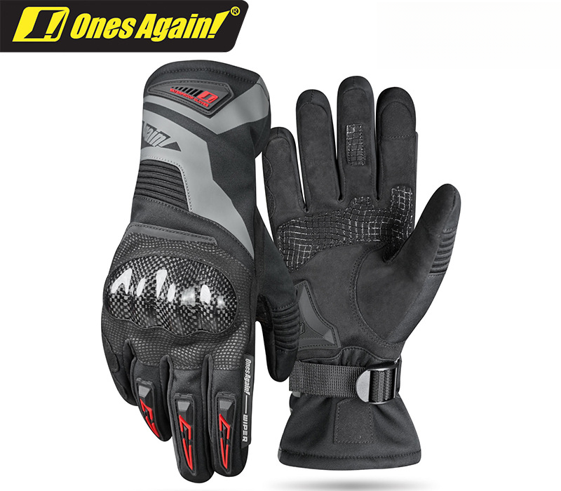 OnesAgain Motorcycle Winter Riding Gloves Men Long Waterproof Windproof Warm Women Rider Motorbike Anti-drop_autovado.com
