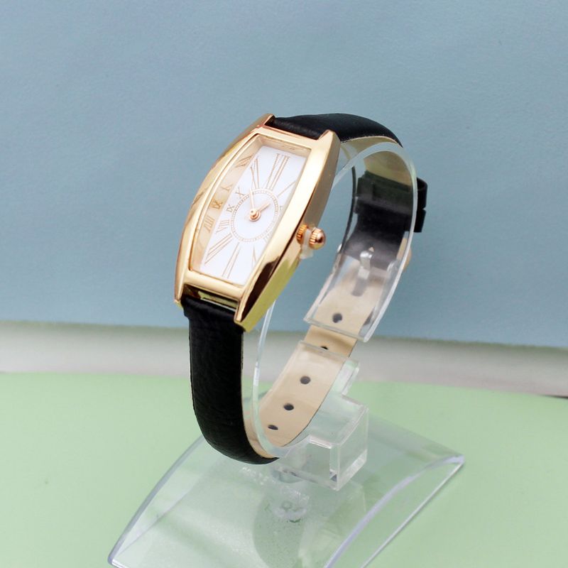 Women's square watch belt quartz watch_autovado.com
