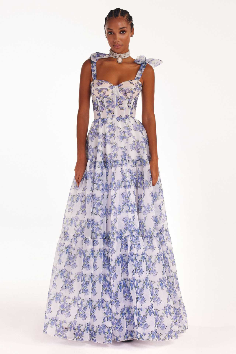 Women's fashionable organza fairy-like long temperament evening dress dress_autovado.com