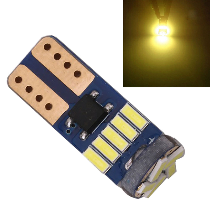 Fuzhongfu T10 4014 W5W LED Canbus Error Free Car Wedge License Plate LED Light Lamp Bulb_autovado.com