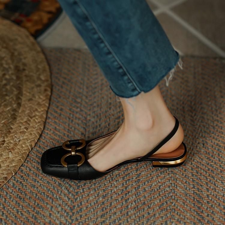 Women's new summer vintage French flats Fairy single shoes_autovado.com