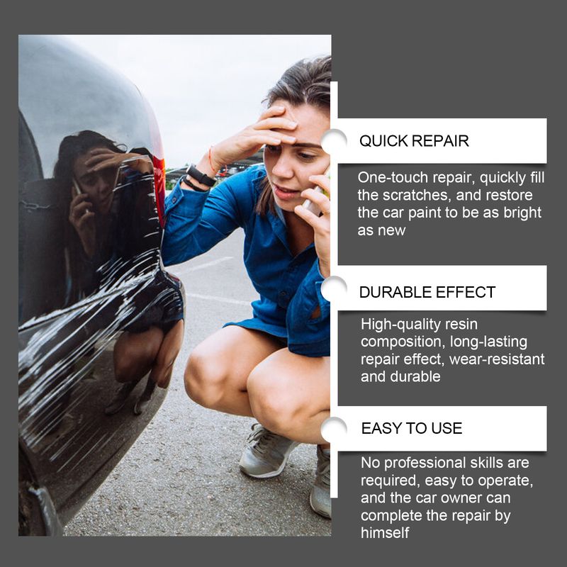 Car Black Paint Pen Car Paint Scratch Repair Anti-fouling Recovery Car Paint Pen Color_autovado.com