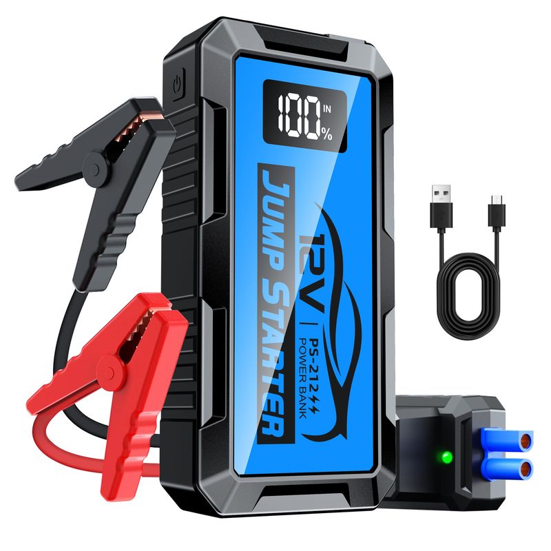 Hot-Selling Emergency Jump Starter Power Bank 12V 5000A Large Capacity Car Battery Ignition Tool_autovado.com
