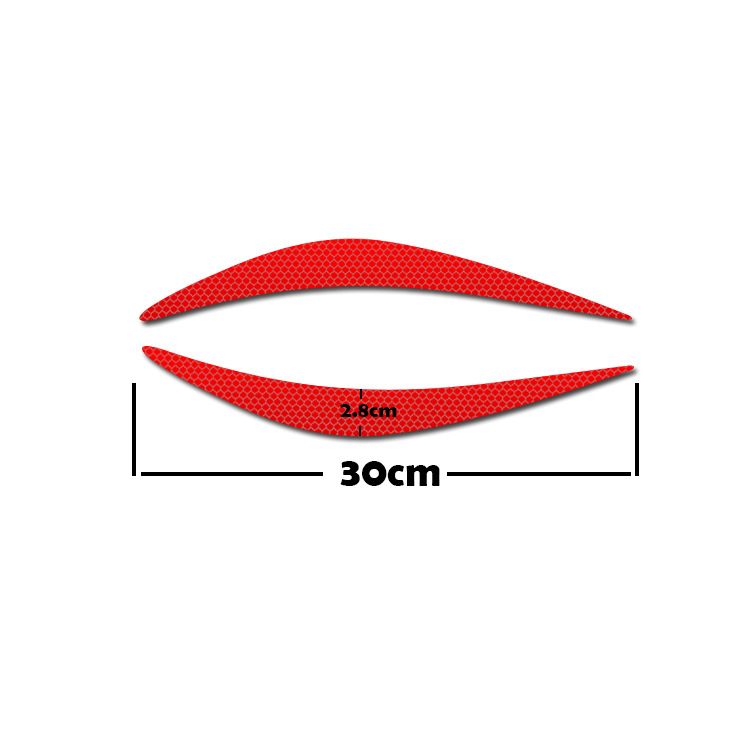 Car Decoration, Engine Hood, Headlight Eyebrow Car Creative Modification, Personalized Reflective Sticker, Waterproof_autovado.com