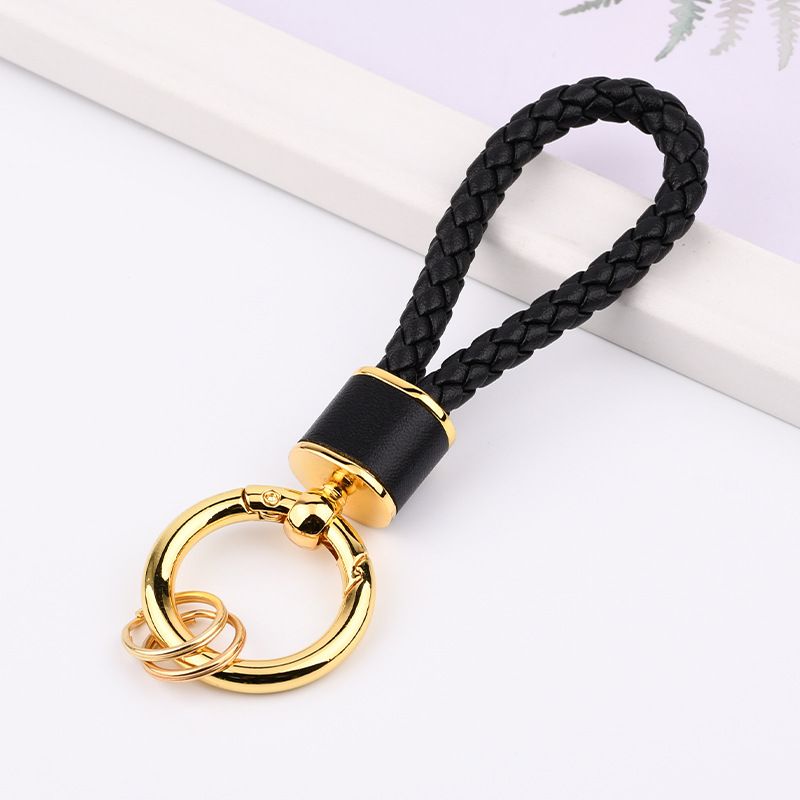 Fashion Braided Rope Anti Lost Keychain Chain Personalized Car Keychain Female Cute Women's Bag Key Pendant_autovado.com