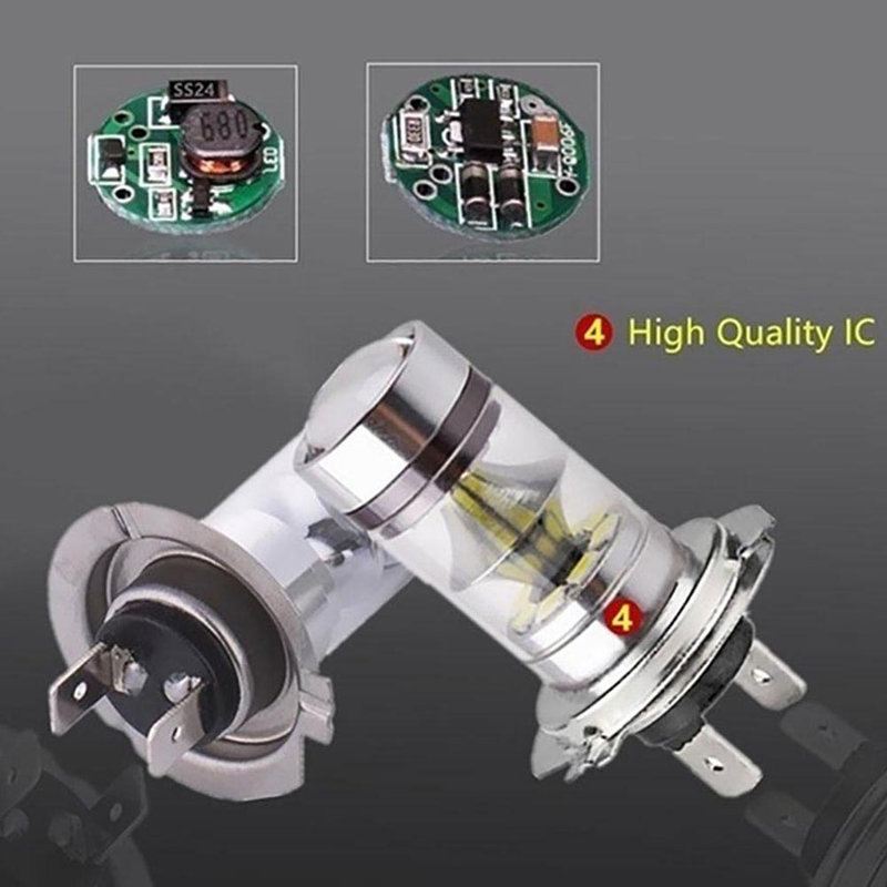 Fuzhongfu Car Light Bright Strong Penetrability Aluminum Alloy 12V Halogen Bulb Driving Headlight Vehicle Supplies_autovado.com