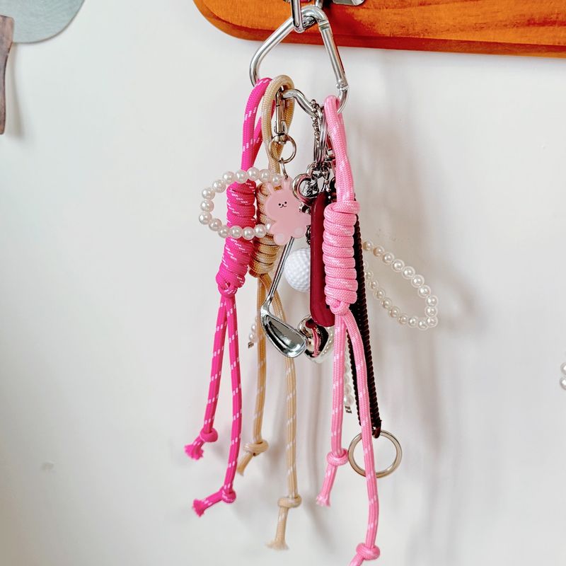 Key chain lanyard baseball bag hanging keychain pendant handmade diy original Key chain_autovado.com