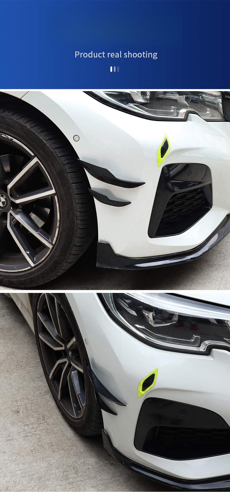 Car Accessories Modified Bumper Carbon Fiber Pattern Extended Universal Spoiler Anti-collision Strip Large Surround Wind_autovado.com