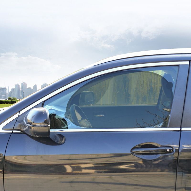 Car mesh sunshade window sun protection heat insulation sunshade car mesh side curtain shading board_autovado.com