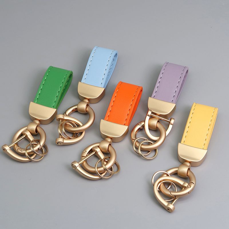 Short Pearl Gold Car Key Chain_autovado.com