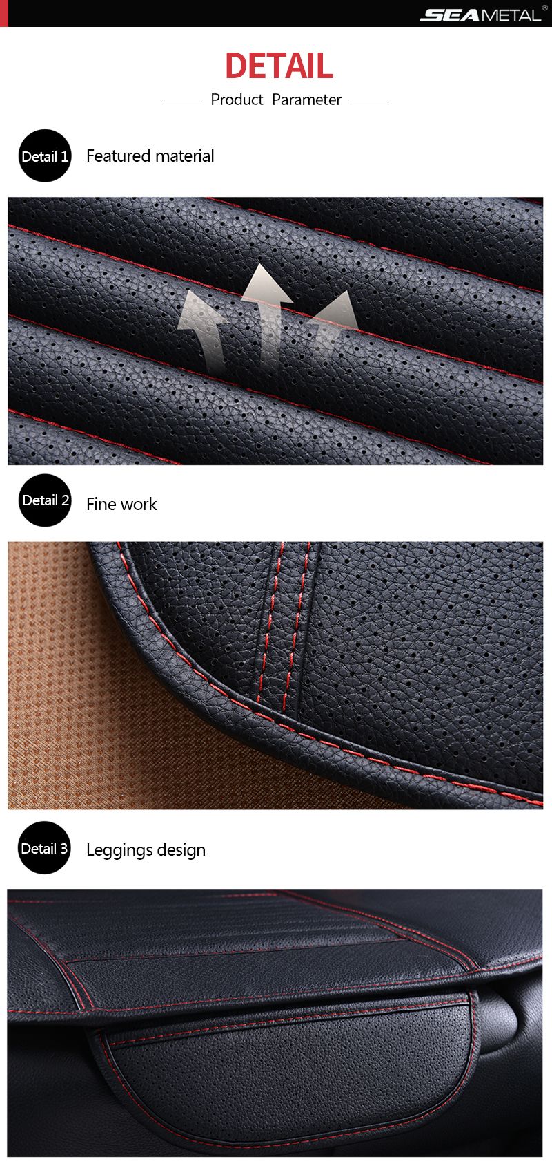 Car Seat Covers Automobiles Interior Seats Cover Cushion Universal PU Leather Seat-Cover Auto Protector Mats Accessories_autovado.com