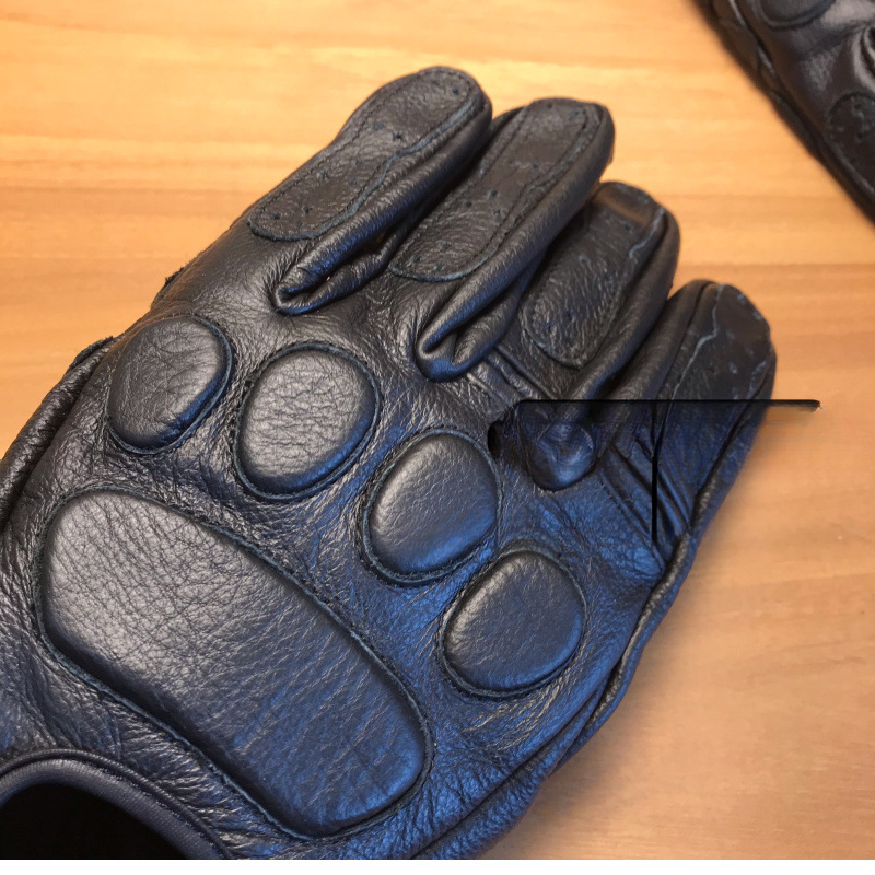 Cowhide Motorcycle Winter Driving Riding Men, Outdoor Touchscreen Genuine Leather Motorbike Gloves For All Seasons_autovado.com