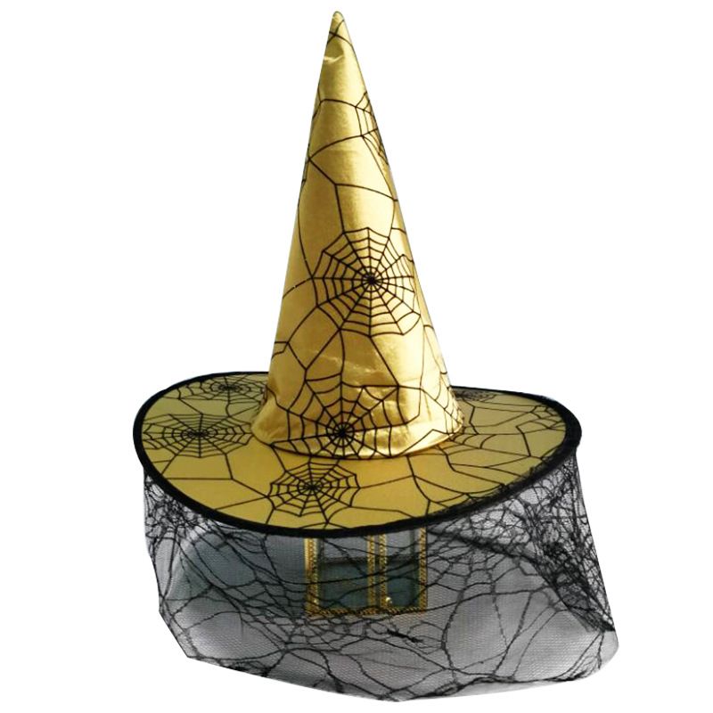 Unisex Halloween hat children adult masquerade dress up witch hat party supplies wizard hat witch hat_autovado.com