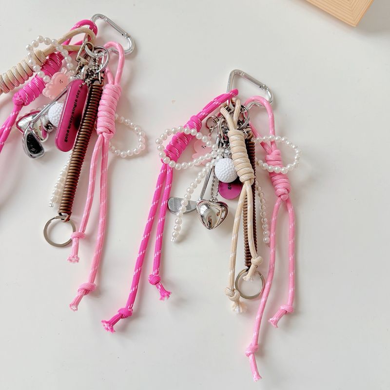 Key chain lanyard baseball bag hanging keychain pendant handmade diy original Key chain_autovado.com