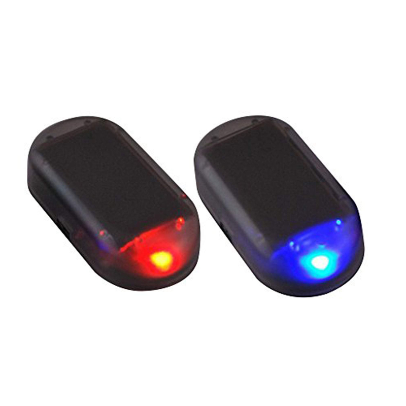 Yuanmheng Car Alarm Flashing Light LED Solar Power Anti-theft Security Warning Lamp_autovado.com