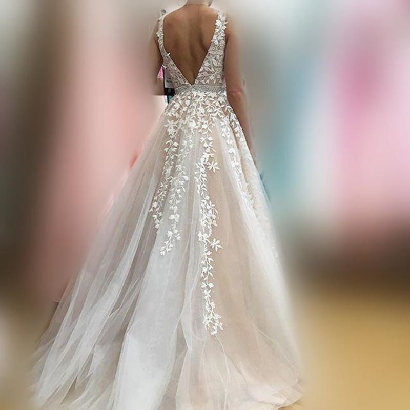 Women's Clothing Double shoulder lace wedding evening dress Slimming wedding host long evening dress_autovado.com
