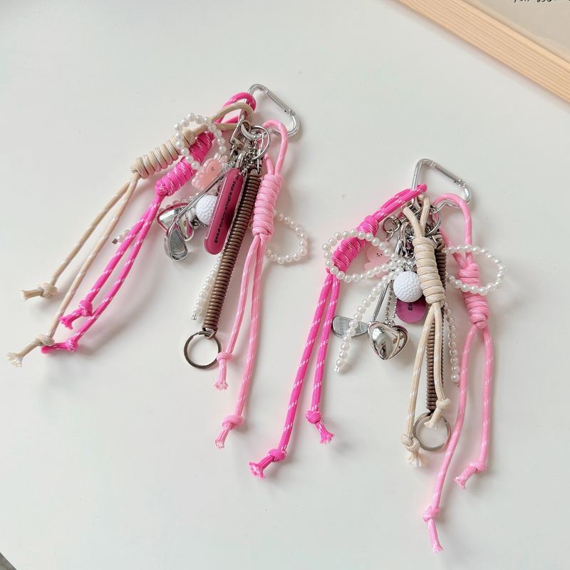 Key chain lanyard baseball bag hanging keychain pendant handmade diy original Key chain_autovado.com