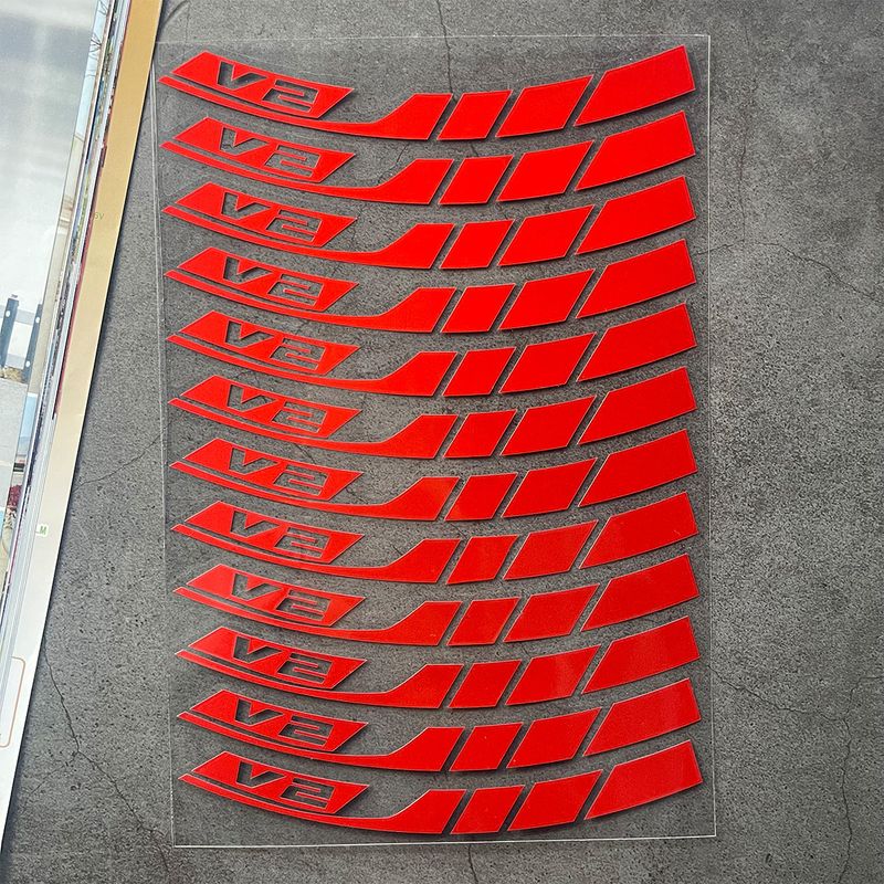 Suitable For Honda Click Series V2/V3 Waterproof Reflective Wheel Stickers, Modified Motorcycle Personalized Decoration_autovado.com